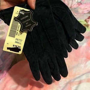 Sears vintage womens leather gloves - small